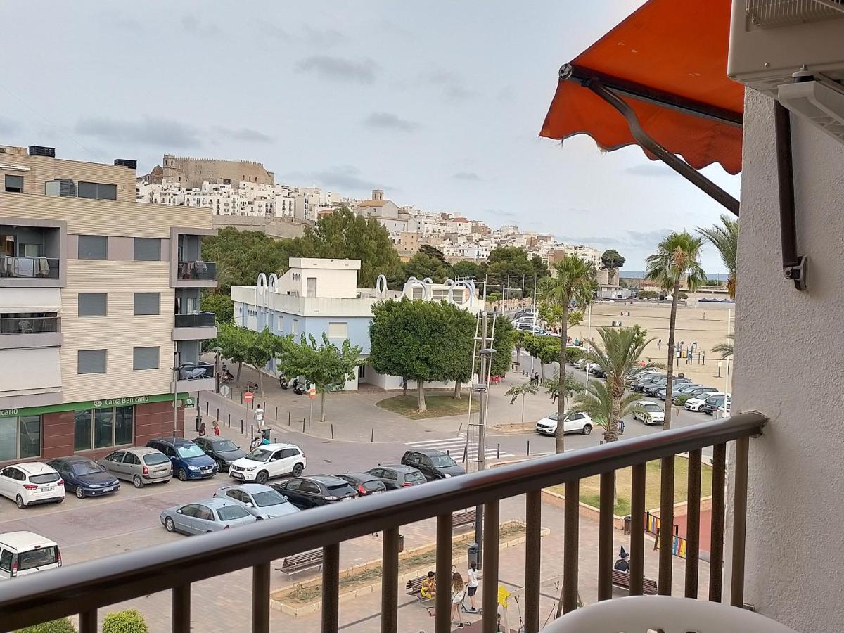 Apartamento Con Aire Acondicionado De Tres Dormitorios En El Centro Y Junto A La Playa Peñíscola Kültér fotó